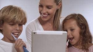 Blu Smart Bluetooth Enabled Kids Toothbrush with Live Tracking App to Teach Children Healthy Brushing Habits, Share Results with Your Dentist (Blue). Wireless Rechargeable Electric.