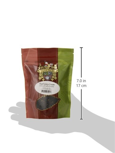 Organic Earl Grey Cream Loose Leaf Black Tea Pouches - 4oz | Bergamot Infused | Smooth Creamy Finish | Flavored Organic Blend | Aromatic Citrus Notes | Hot or Iced Option-StrideForce Fitness