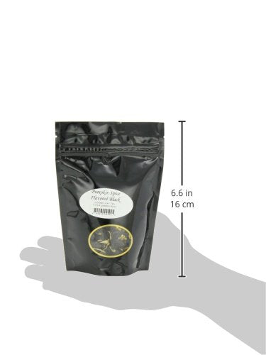 Pumpkin Spice Flavored Loose Leaf Black Tea Pouches - 4oz | Rooibos and Black Tea Blend | Natural Pumpkin and Cinnamon Notes | Cozy Autumn Tea | Small Batch | Fall Spiced Tea for Hot or Iced Use-StrideForce Fitness