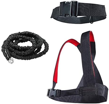 YNXing Dynamic Resistance Trainer for Resistance Training to Improve Strength, Power, and Agility 5m/2m Elastic Cord Set-StrideForce Fitness