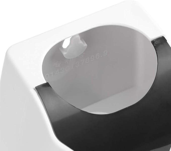 Toothbrush Holder Toothpaste Dispenser Set, Wall Mounted Automatic Hands-Free Toothpaste Dispenser, for Family Washroom Bathroom(黑色)