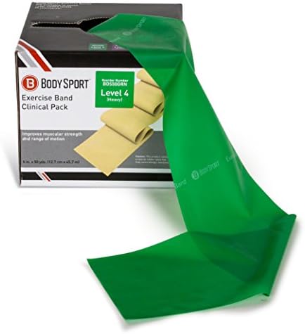 Body Sport Exercise Bands - Resistance Bands in 50 yard Rolls for Fitness, Stretching, or Physical Therapy-StrideForce Fitness