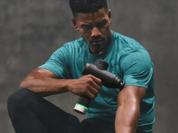 Hyperice Hypervolt 2 Pro - Featuring Quiet Glide Technology - Handheld Percussion Massage Gun - 5 Speeds, 5 Interchangeable Heads - Helps Relieve Sore Muscles and Stiffness FSA-HSA-StrideForce Fitness