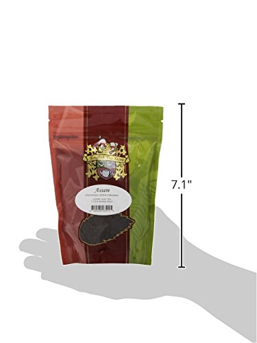 English Tea Store Organic Assam Fine Cut Loose Leaf Tea Pouches - 4oz | Brisk Full Bodied Black Tea | USDA Organic Fair Trade Certified | Malty Flavor Tea for Milk or Straight Brewing-StrideForce Fitness