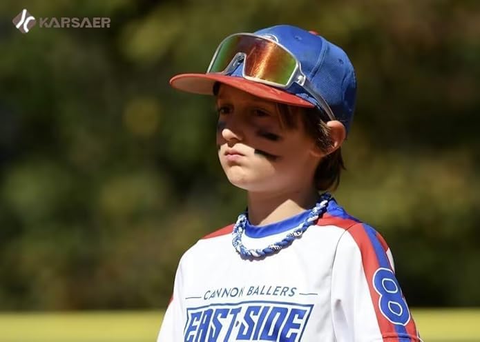 Karsaer Vision Sports Sunglasses Cycling Glasses Baseball Softball Sunglasses Unisex for Adult Youth Kids Boys Girls 8-16-StrideForce Fitness