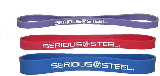 Serious Steel Fitness 12 inch Resistance Band - Deadlift & Hip Band for Glute Activation & Dynamic Warm Up-StrideForce Fitness