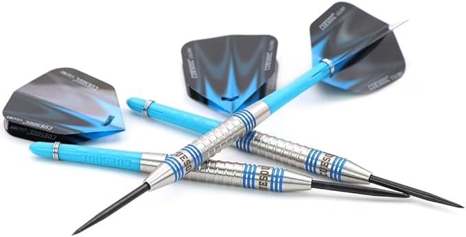 CUESOUL Professional Tungsten Steel Tip Dart Set 85% Tungsten 22g/24g/26g-Glory Series-StrideForce Fitness