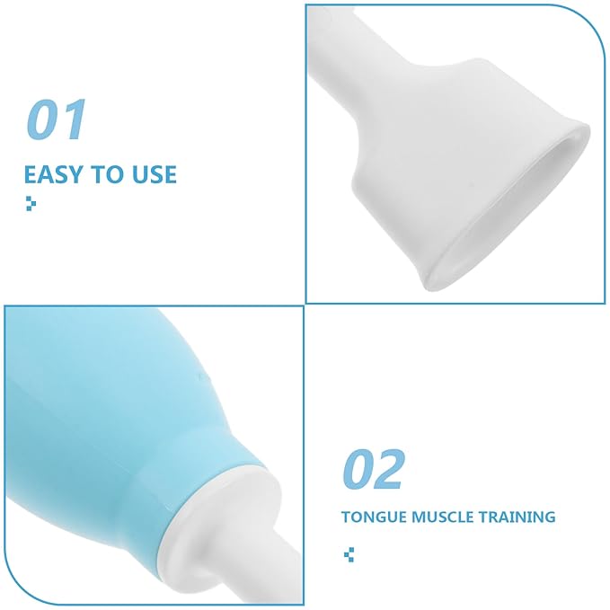 Tongue Muscle Rehabilitation Device for Speech and Swallowing Therapy Oral Muscle Trainer for Elderly and Children Home Clinic Use Tongue Exerciser