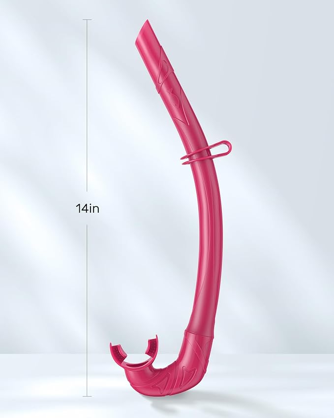 W WSTOO Adults Diving Snorkel Breathing Tube Silicone Flexible Foldable Snorkel Anti-Drop for Freediving Swim Training,Diving and Scuba Diving,Easy to Carry for Travel-StrideForce Fitness