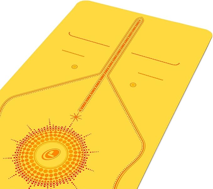 Liforme Printed Yoga Mat Collection - Free Yoga Bag Included - Patented Alignment System, Warrior-like Grip, Non-Slip, Eco-friendly, Sweat-resistant, Long, Wide and Thick for Comfort-StrideForce Fitness