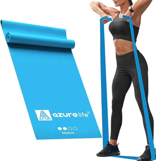 Professional 8 Yards Bulk Resistance Bands Rolls or 5,6,7 ft. Long Non-Latex Elastic Exercise Bands, Stretch Bands for PT, Yoga, Pilates, Rehab, at-Home or The Gym Workouts-StrideForce Fitness