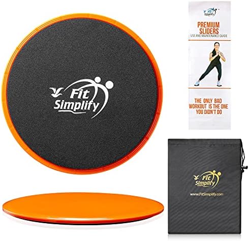 Fit Simplify Core Sliders Abdominal Exerciser with Instruction