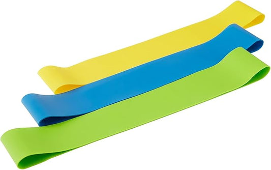 Beachbody Resistance Bands for Booty and Thigh Workouts, Unisex Strength Workout Exercise Loops for Women & Men, Light, Medium & Heavy Resistance Levels, 12 Inch, 3 Pack-StrideForce Fitness