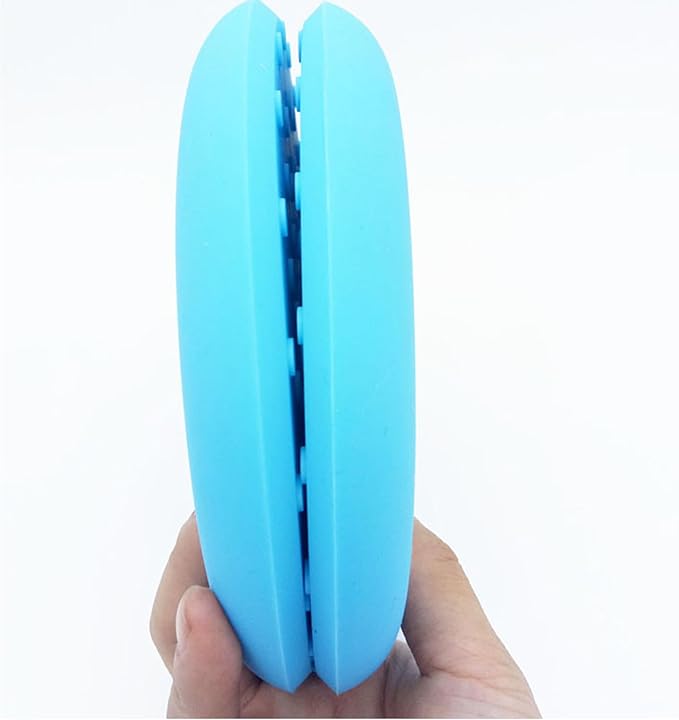 Silicone disc yoga anti-slip mat, fitness sports knee and elbow pads disc mat(Light Blue)-StrideForce Fitness