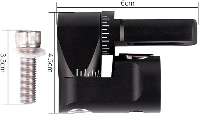 Single Side Adjustable V Bar Mount, Archery Stabilizers Bow Stabilizer Quick Disconnect Rod for Compound Bow, Single Sidebar Back Bar Stabilizer Mount-StrideForce Fitness