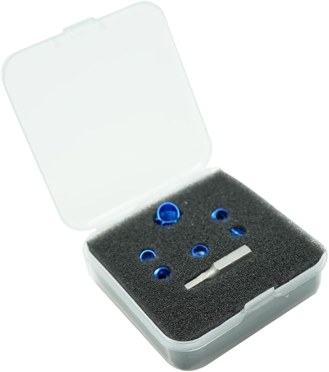 Linkboy Archery 37/45 Degree Hooded Peep Sight Compound Bow Peep Sight Inner Core 6X/8X Clarifier Aperture Lens Kits for Hunting-StrideForce Fitness