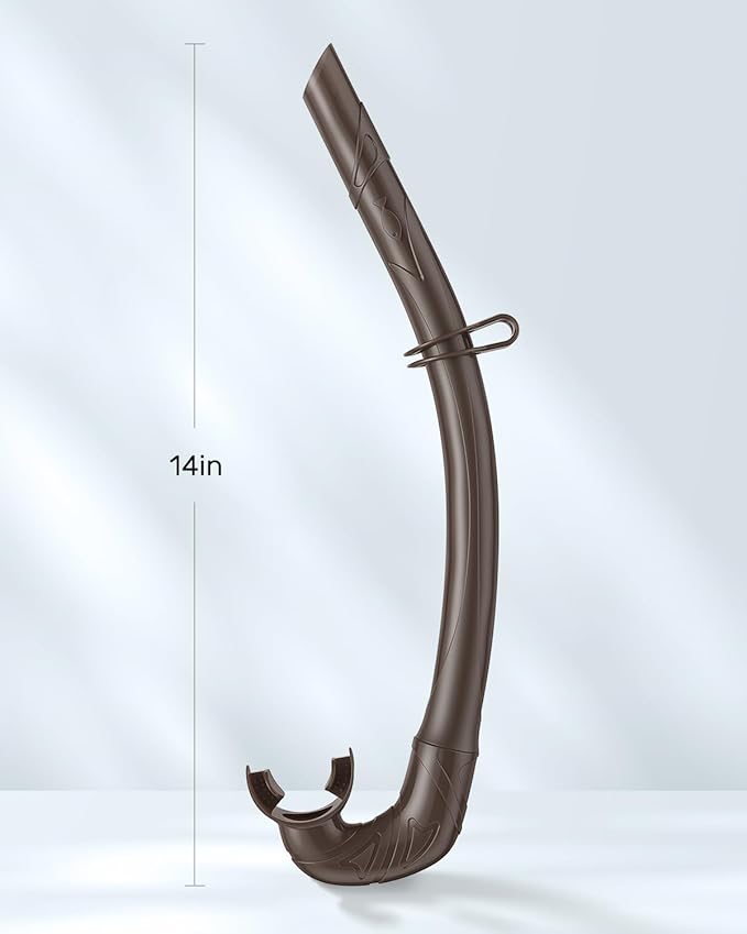 W WSTOO Adults Diving Snorkel Breathing Tube Silicone Flexible Foldable Snorkel Anti-Drop for Freediving Swim Training,Diving and Scuba Diving,Easy to Carry for Travel-StrideForce Fitness