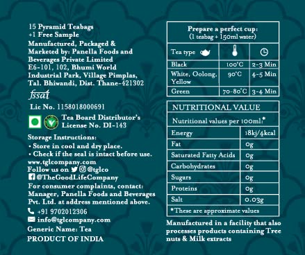 TGL Co. Green Tea | Sip it Hot or Iced | Soothes Digestion, Cleansing & Refreshing (Little Buddha)-StrideForce Fitness