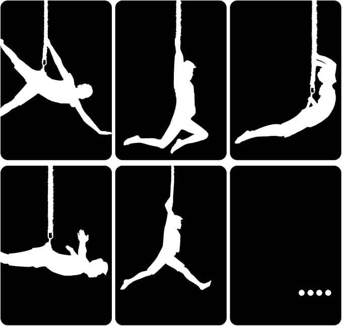 Heavy Duty Bungee Fitness Set – Professional 4D Bungee Resistance Band for Home Gym, Yoga & Air Dance – Adjustable Harness with 360° Rotational Device,Includes Workout Guide-StrideForce Fitness