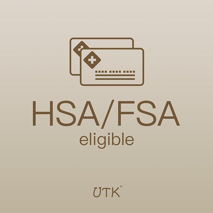 UTK Far Infrared Heating Pad, Heated Wrap with Jade for Arm Joint Elbow, Fast Heating, FSA-HSA Eligible, Hotter to 159℉, 4H Auto Off & Memory Function, 120" Extension Cord,Birthday Gifts for Men Women-StrideForce Fitness