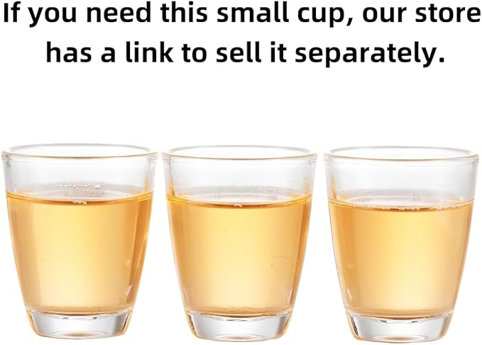 11.8OZ Glass Mouthwash Dispenser for Bathroom with Stainless Steel & Bamboo Nozzle, Mouthwash Cup Reusable, Bamboo Tray, and Elegant Gold Sticker.Set of 2(Black