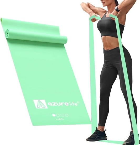 Professional 8 Yards Bulk Resistance Bands Rolls or 5,6,7 ft. Long Non-Latex Elastic Exercise Bands, Stretch Bands for PT, Yoga, Pilates, Rehab, at-Home or The Gym Workouts-StrideForce Fitness