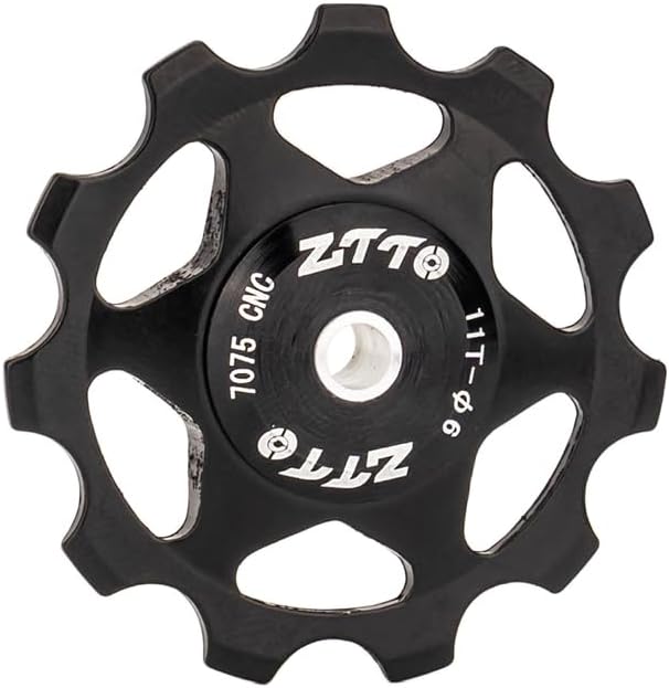 ZTTO Guide Pulley Bike Rear Derailleur Pulley Wheels, Colorful Aluminum Alloy 11T 13T CNC Road Bike Guide Roller Bicycle Derailleur 4mm 5mm 6mm for MTB, Road Bike-StrideForce Fitness