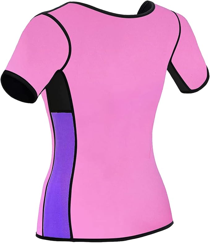 NonEcho Women Sauna Sweat Suit Sleeve Spa Cami Hot Neoprene Slimming Workout Vest Body Shaper Waist Trainer Top-StrideForce Fitness