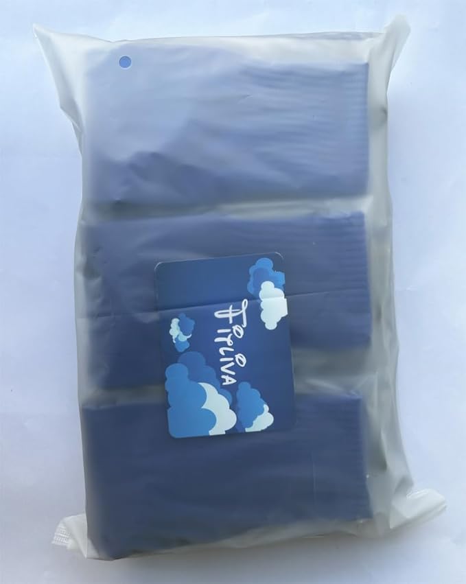 Fitliva Knee High Long Sports Socks Unisex Multicolor 3/6/12 Pairs-StrideForce Fitness