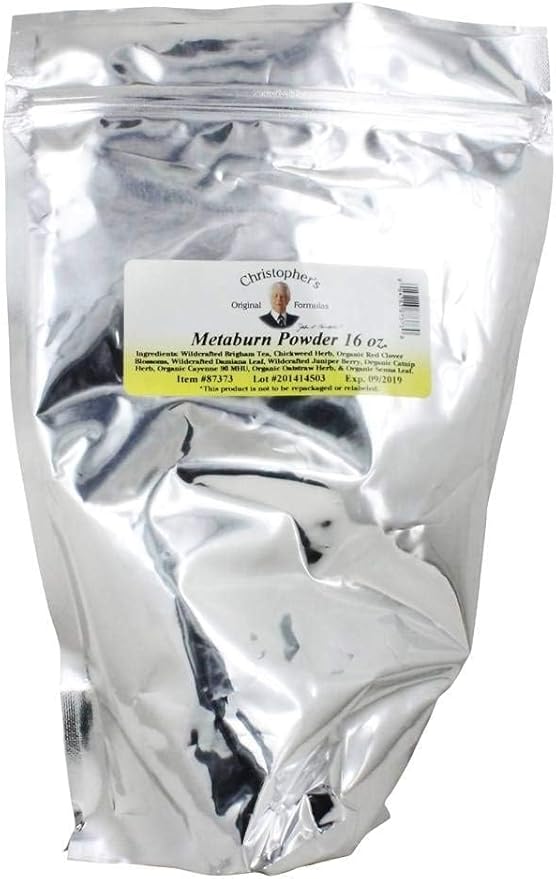 Christopher’s Original Formulas Metaburn Powder 16 oz – Herbal Weight Support Supplement – Whole Food Herbal Blend for Metabolism, Appetite & Energy – Made in the USA-StrideForce Fitness