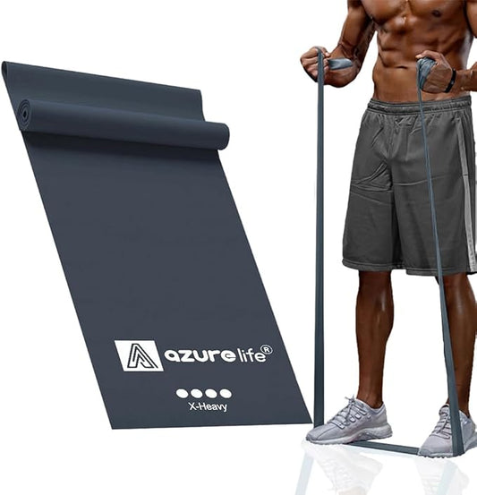 Professional 8 Yards Bulk Resistance Bands Rolls or 5,6,7 ft. Long Non-Latex Elastic Exercise Bands, Stretch Bands for PT, Yoga, Pilates, Rehab, at-Home or The Gym Workouts-StrideForce Fitness