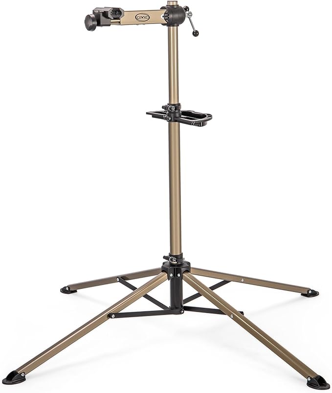 CXWXC Bike Repair Stand - Bicycle Stand For Maintenance Workstand - Ebike Repair Stand Shop Home Mechanics for Mountain Road Bike and E Bike (Champagne)-StrideForce Fitness