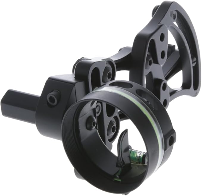 TRUGLO Range Rover Single-Pin .019" Dia Right-Handed Archery Hunting Moving Black Bow Sight with Standard Adjustment - Light Not Included-StrideForce Fitness