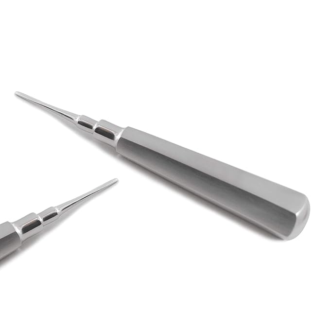 MEDSPO Professional Dental Instruments Osteotome Periotome Luxating Elevator Implant | Orthodontic PDL Teeth | Surgical Root Extraction Spreading (Coupland Root Elevator Set Of 3)