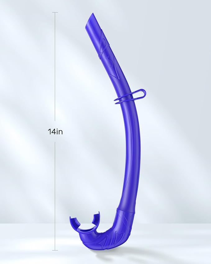 W WSTOO Adults Diving Snorkel Breathing Tube Silicone Flexible Foldable Snorkel Anti-Drop for Freediving Swim Training,Diving and Scuba Diving,Easy to Carry for Travel-StrideForce Fitness