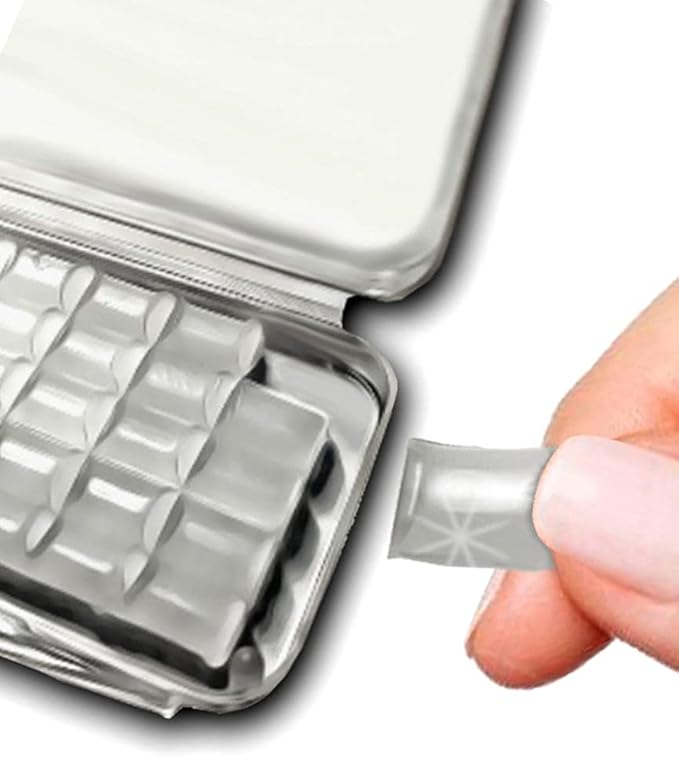 Genuine Orthowax™ - Precut Orthodontic Dental Waxes (Pk of 18) - Stick Better - Orthodontic Wax by Orthomechanics - Aloe Vera and Vitamin E