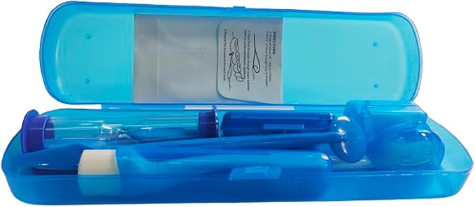 8Pcs Braces Cleaning Kit Portable Orthodontic Oral Care Kit for Teeth Interdental Brush Brace Wax Dental Floss Oral Mirror