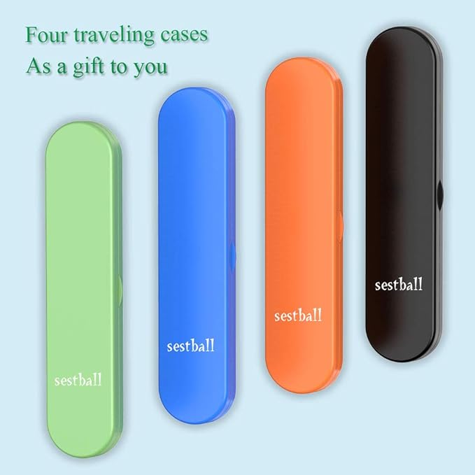 New Version Tongue Scraper Cleaner for Adults & Kids, Medical Grade Metal Tongue Brushes Set for Fresh Breath Dental Eliminate Bad Breath in Seconds (4 pcs)