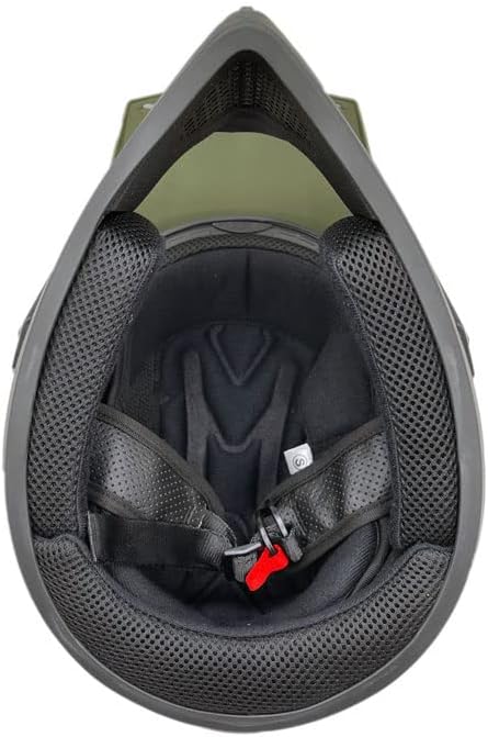 MMG Adult Motorcycle Off Road Helmet DOT - MX ATV Dirt Bike Motocross UTV - with Goggles-StrideForce Fitness