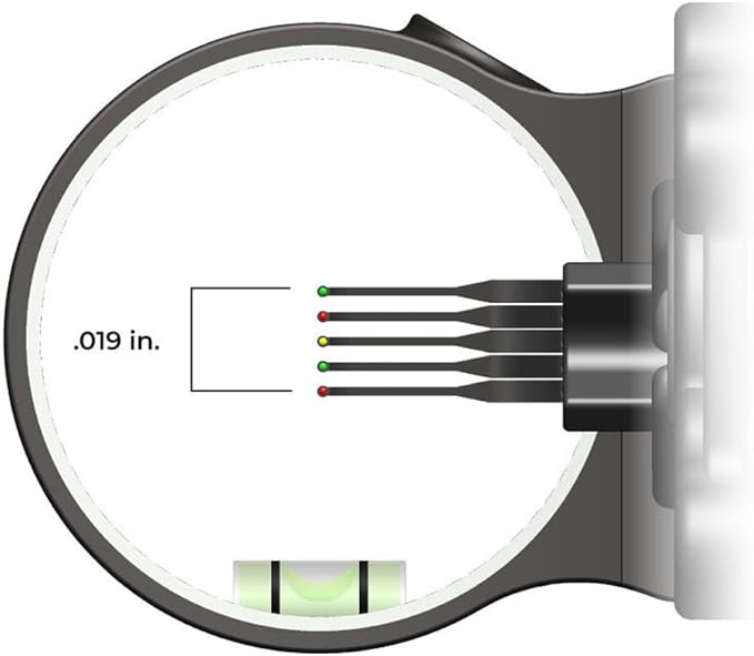 TRUGLO Storm Lightweight Compact Convertible Black Bow Sight-StrideForce Fitness
