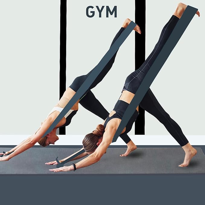 Resistance Bands,Professional Long Non-Latex Elastic Stretch Bands,Exercise Bands for Physical Therapy, Yoga, Pilates, Rehab, at-Home or The Gym Workouts, Strength Training-StrideForce Fitness