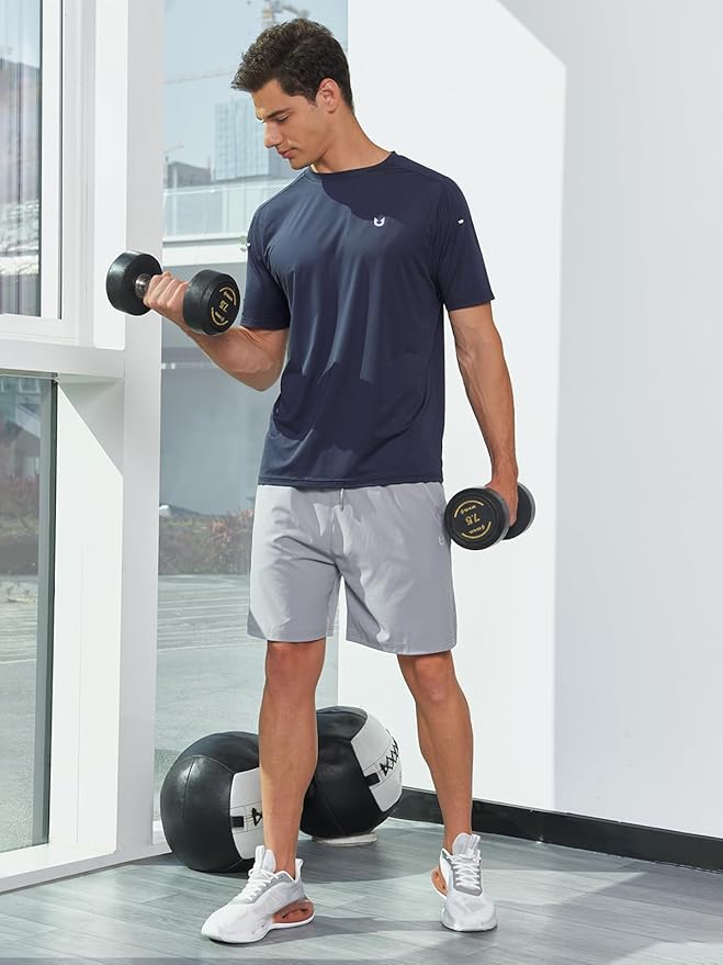 NORTHYARD Men's Athletic Running T-Shirts Quick Dry Workout Shirts Short-Sleeve Sports Gym Tee Tops Performance Activewear-StrideForce Fitness