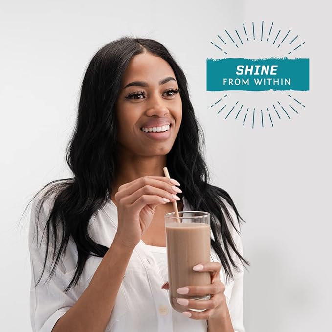 Vegan Collagen Protein Powder for Women Silica Plant Based Collagen Powder Coffee Flavor with Vegan Hair Skin and Nails Vitamins Non-GMO No Added Sugar Soy Dairy & Gluten Free (Coffee, 20 Servings)-StrideForce Fitness