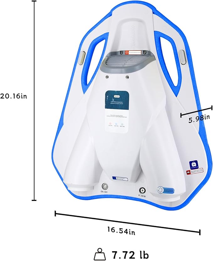 Electric Swimming Kickboard for Kids – 2-in-1 Water Jet & Propeller, Water Scooter Float Board for Swim Training, 6.1kgf Thrust, 24V/4.6Ah Battery, 45 Min Runtime, Load 198 lbs, Summer Pool Toy-StrideForce Fitness