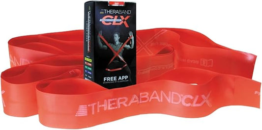 THERABAND CLX Resistance Band with Loops-StrideForce Fitness