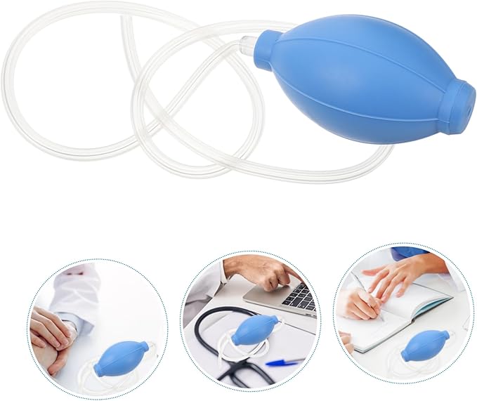 Oral Muscle Trainer Tongue Exerciser for Dysphagia Rehabilitation Blue Long Tube Swallowing Training Tool Suitable for Speech Therapy and Muscle Strengthening