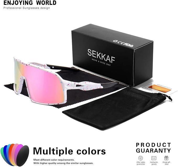 Polarized Sports Sunglasses for Men and Women Cycling Glasses UV Protection Goggles for Mountain Bike Running Fishing-StrideForce Fitness