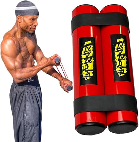 RipStick, Workout Equipment for Joint Rehab, Shoulder and Resistance Training, Muscle Building and Core Workout Equipment with 6 Adjustable Resistance Bands-StrideForce Fitness