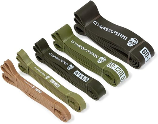 Gymreapers Pull up Resistance Bands for Weight Lifting, Pull Ups - Assistance Bands for Powerlifting, Stretching, WOD, Strength Training - for Men & Women-StrideForce Fitness