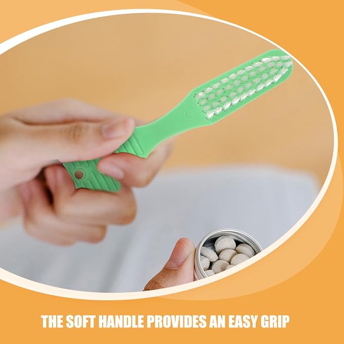 20Pcs Short Handle Toothbrushes with Soft Bristles Large Brush Head Portable Travel Pocket Toothbrushes for Teeth Cleaning and Orthodontic Maintenance